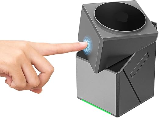 DIGITAL Wireless Charging Station, CubeTrick-X Qi2 15W Fast Charge, 3 in 1 Wireless Charging Station for Apple Watch Charger, for iPhone 15, 14, 13, 12 Series, AirPods