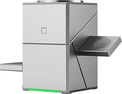 DIGITAL Wireless Charging Station, CubeTrick-X Qi2 15W Fast Charge, 3 in 1 Wireless Charging Station for Apple Watch Charger, for iPhone 15, 14, 13, 12 Series, AirPods